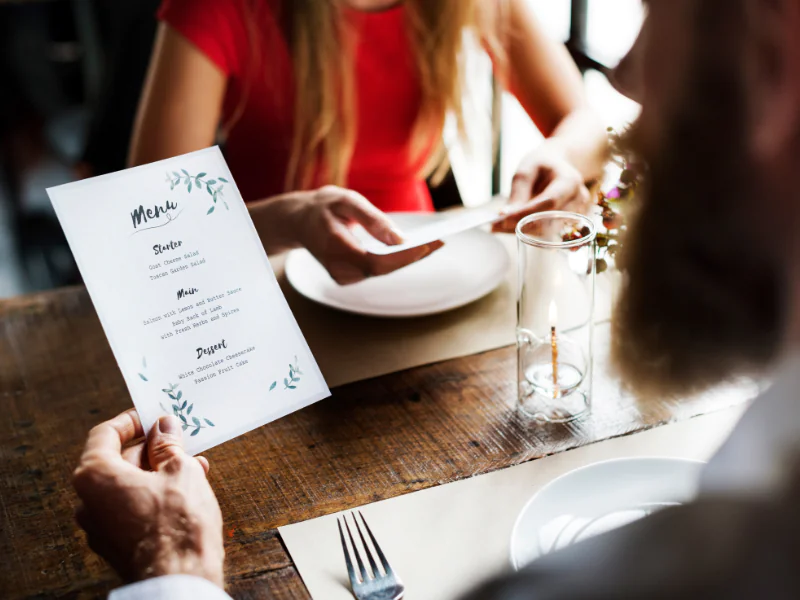 descrição cardápio criativo para restaurantes