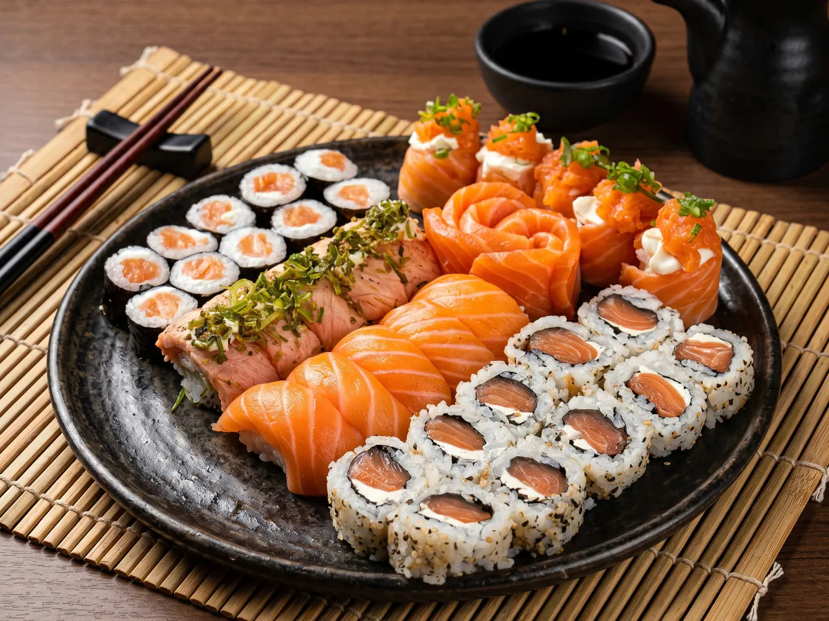 Combinado de Sushi — depois com IA